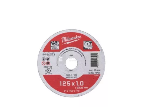 Milwaukee vágókorong 125x1 (inox)