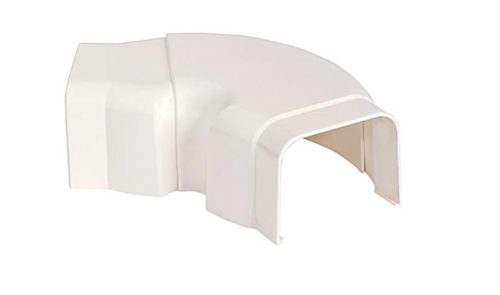 Dekor kábelcsatorna 065x050mm fali állítható ív 45°-135° Vecamco 117