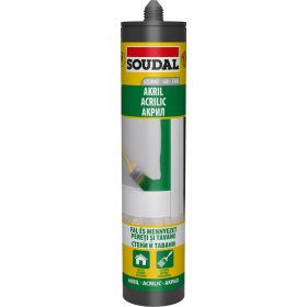 SOUDAL tömítő akril fehér (festhető)