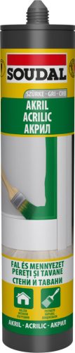 SOUDAL tömítő akril fehér (festhető)