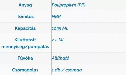 Permetező kézi piros EP01+MAXI 360° NBR 1035ml (lúgos tömítés)