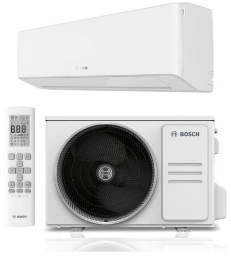 Bosch Climate 7000i oldalfali klíma szett 2,6kW (fehér)