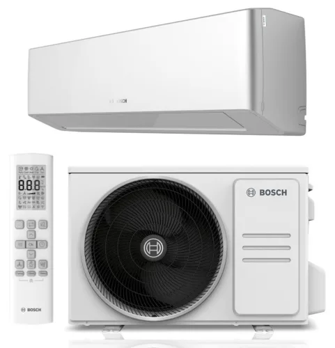 Bosch Climate 7000i oldalfali klíma szett 5,3kW (ezüst)