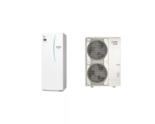 Mitsubishi Zubadan PUHZ-SHW140YHA + Ecodan ERST30C-VM2ED szett